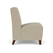 Lesro Ravenna Lounge Reception Armless Guest Chair in Brown
