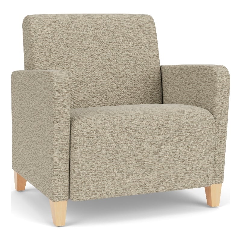 Lesro Ravenna Lounge Reception Wide Guest Chair in Beige