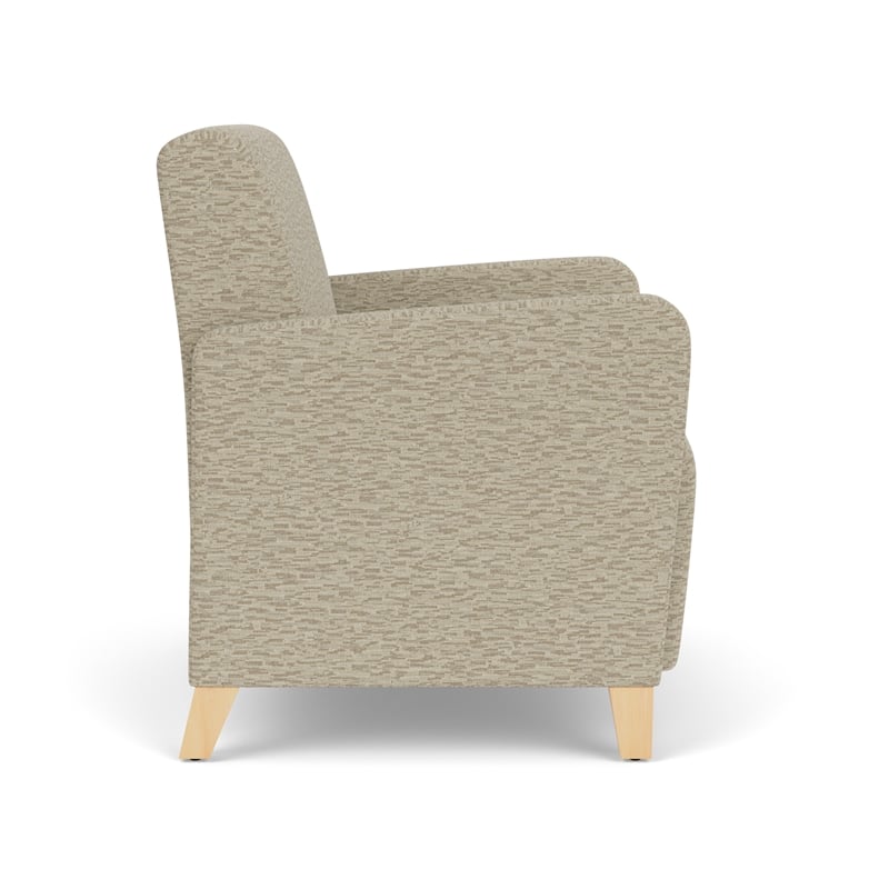 Lesro Ravenna Lounge Reception Wide Guest Chair in Beige