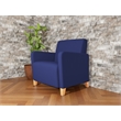 Lesro Ravenna Lounge Reception Wide Guest Chair in Blue