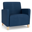 Lesro Ravenna Lounge Reception Wide Guest Chair in Blue