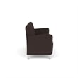 Lesro Ravenna Lounge Reception 3 Seat Tandem Seating No Center Arms in Brown