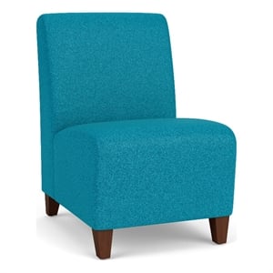Lesro Ravenna Lounge Reception Armless Guest Chair in Gray