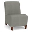 Lesro Ravenna Lounge Reception Armless Guest Chair in Gray