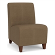 Lesro Ravenna Lounge Reception Armless Guest Chair in Beige