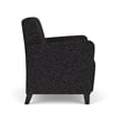 Lesro Ravenna Lounge Reception Wide Guest Chair in Black