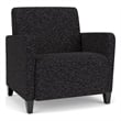 Lesro Ravenna Lounge Reception Wide Guest Chair in Black