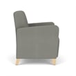 Lesro Ravenna Lounge Reception Wide Guest Chair in Gray