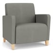 Lesro Ravenna Lounge Reception Wide Guest Chair in Gray