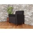 Lesro Ravenna Lounge Reception Wide Guest Chair in Black