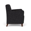 Lesro Ravenna Lounge Reception Wide Guest Chair in Black