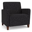 Lesro Ravenna Lounge Reception Wide Guest Chair in Black