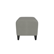 Lesro Ravenna Lounge Reception Loveseat Bench in Gray