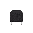 Lesro Ravenna Lounge Reception Loveseat Bench in Black