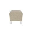 Lesro Ravenna Lounge Reception Loveseat Bench in Beige