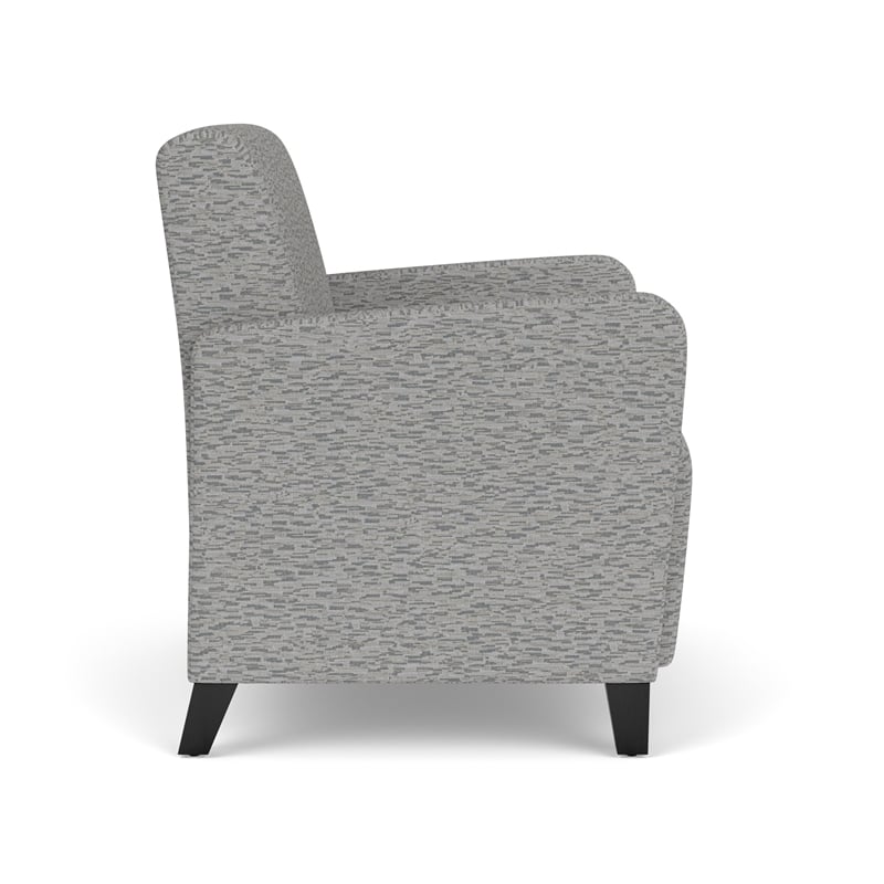 Lesro Ravenna Lounge Reception Wide Guest Chair in Gray