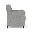 Lesro Ravenna Lounge Reception Wide Guest Chair in Gray