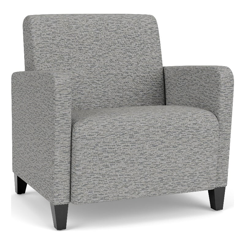 Lesro Ravenna Lounge Reception Wide Guest Chair in Gray