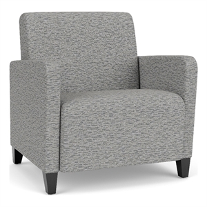 Lesro Ravenna Lounge Reception Wide Guest Chair in Gray