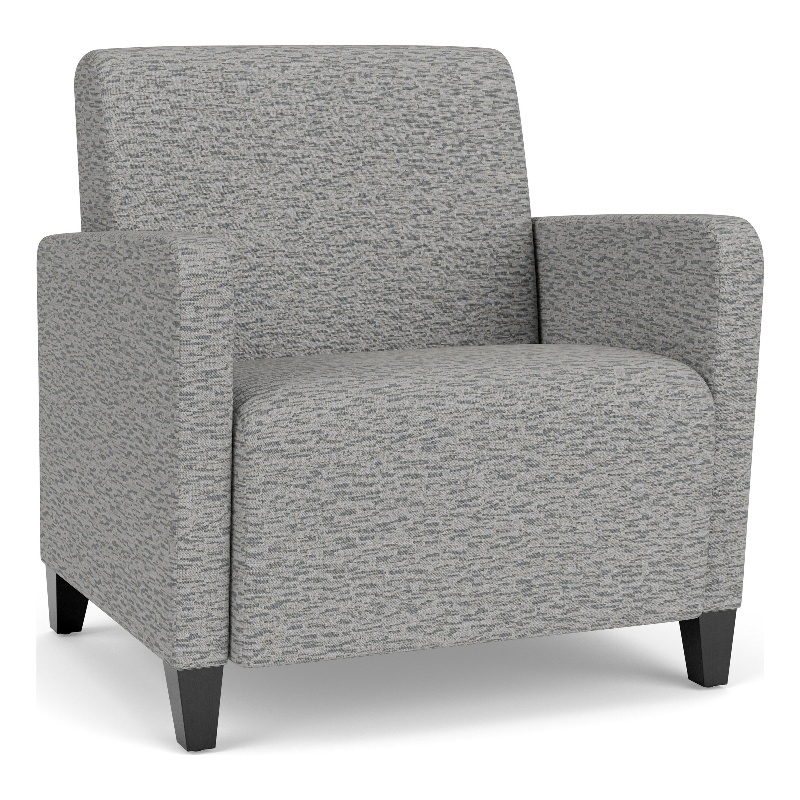 Lesro Ravenna Lounge Reception Wide Guest Chair in Gray