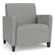 Lesro Ravenna Lounge Reception Wide Guest Chair in Gray