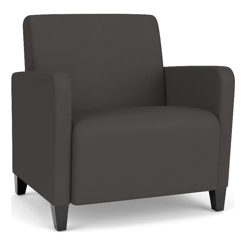 Lesro Ravenna Lounge Reception Wide Guest Chair in Gray