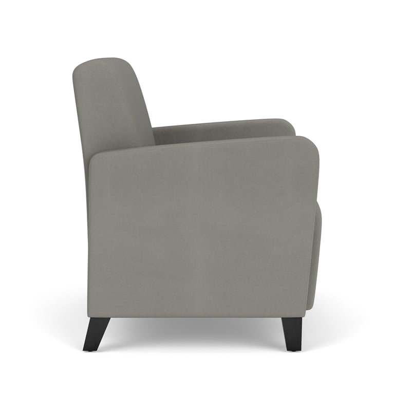 Lesro Ravenna Lounge Reception Wide Guest Chair in Gray