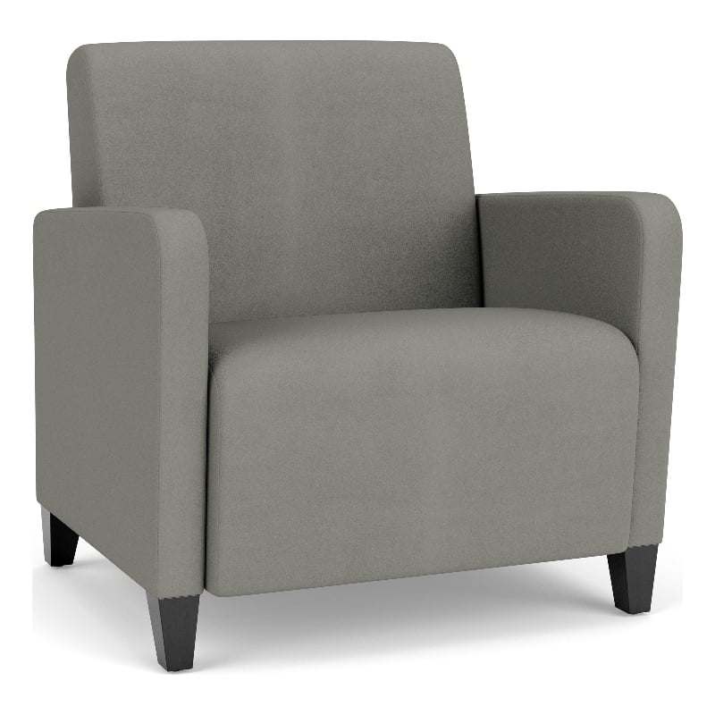 Lesro Ravenna Lounge Reception Wide Guest Chair in Gray