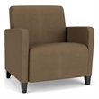 Lesro Ravenna Lounge Reception Wide Guest Chair in Brown