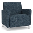 Lesro Ravenna Lounge Reception Wide Guest Chair in Blue