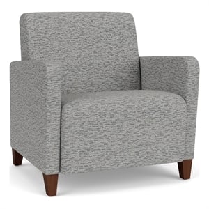 Lesro Ravenna Lounge Reception Wide Guest Chair in Gray