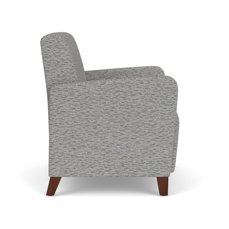 Lesro Ravenna Lounge Reception Wide Guest Chair in Gray