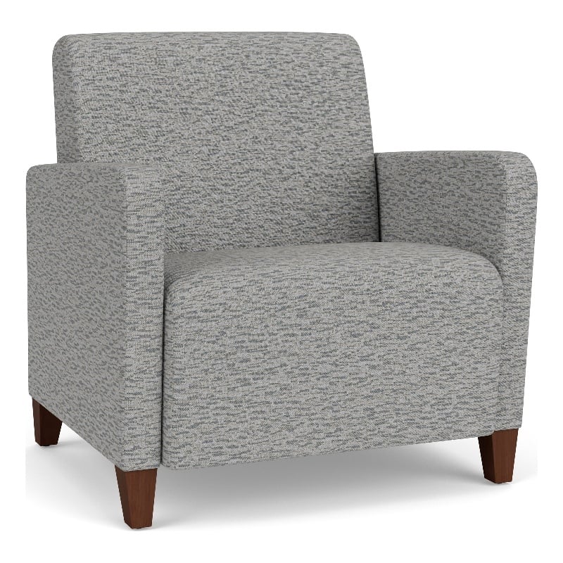 Lesro Ravenna Lounge Reception Wide Guest Chair in Gray