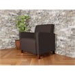Lesro Ravenna Lounge Reception Wide Guest Chair in Brown