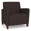 Lesro Ravenna Lounge Reception Wide Guest Chair in Brown
