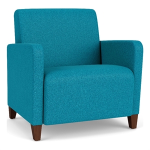 Lesro Ravenna Lounge Reception Wide Guest Chair in Teal