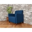 Lesro Ravenna Lounge Reception Wide Guest Chair in Blue