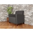 Lesro Ravenna Lounge Reception Wide Guest Chair in Gray