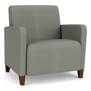 Lesro Ravenna Lounge Reception Wide Guest Chair in Gray