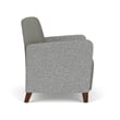 Lesro Ravenna Lounge Reception Wide Guest Chair in Gray