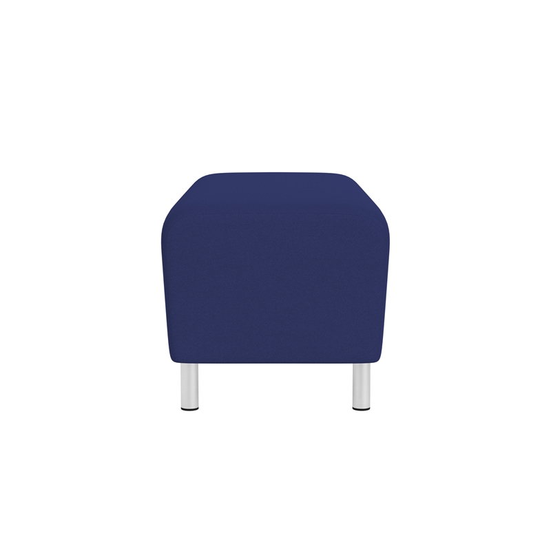 Lesro Ravenna Lounge Reception Loveseat Bench in Blue