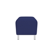 Lesro Ravenna Lounge Reception Loveseat Bench in Blue