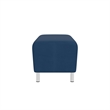 Lesro Ravenna Lounge Reception Loveseat Bench in Blue
