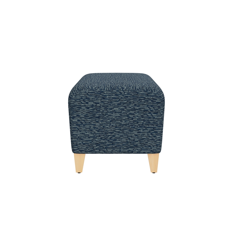 Lesro Ravenna Lounge Reception Loveseat Bench in Blue