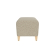 Lesro Ravenna Lounge Reception Loveseat Bench in Beige