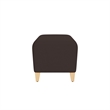 Lesro Ravenna Lounge Reception Loveseat Bench in Brown