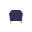 Lesro Ravenna Lounge Reception Loveseat Bench in Blue