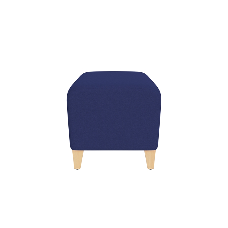 Lesro Ravenna Lounge Reception Loveseat Bench in Blue