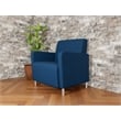 Lesro Ravenna Lounge Reception Wide Guest Chair in Blue