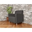 Lesro Ravenna Lounge Reception Wide Guest Chair in Gray